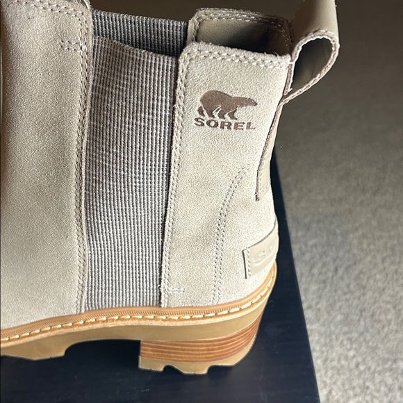 Sorel Joan Now Chelsea Taupe Boots - Picture 2 of 9
